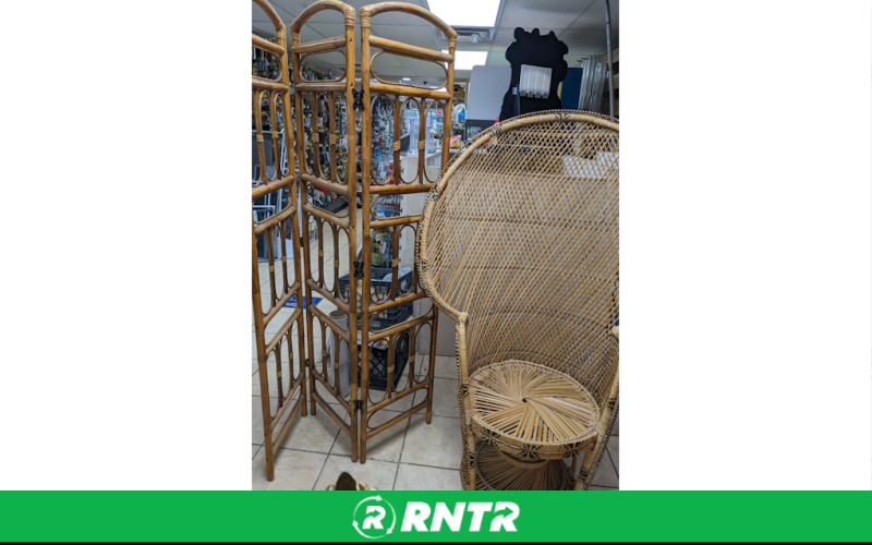 Generic Wicker Chair and Screen Bundle – For rent in bayonne, new-jersey – Resnicks Party Rental | RNTR.com – Image 1
