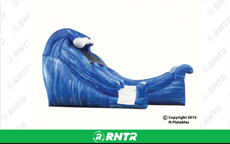 N-Flatables Wild Wave Mini Water Slide – For rent in hermitage, tennessee – Chief Rental Inc. | RNTR.com – Image 1
