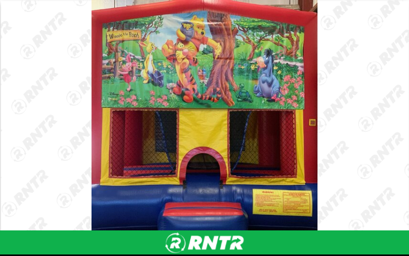 Generic Winnie the Pooh Banner – For rent in mangonia-park, florida – kids bounce 4 fun | RNTR.com – Image 1