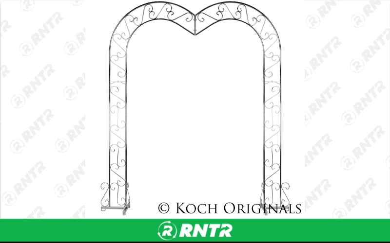Generic Wedding Arch - Heart - Brass – For rent in Hiram, Georgia – Unlimited Party Rental | RNTR.com – Image 1 of 1