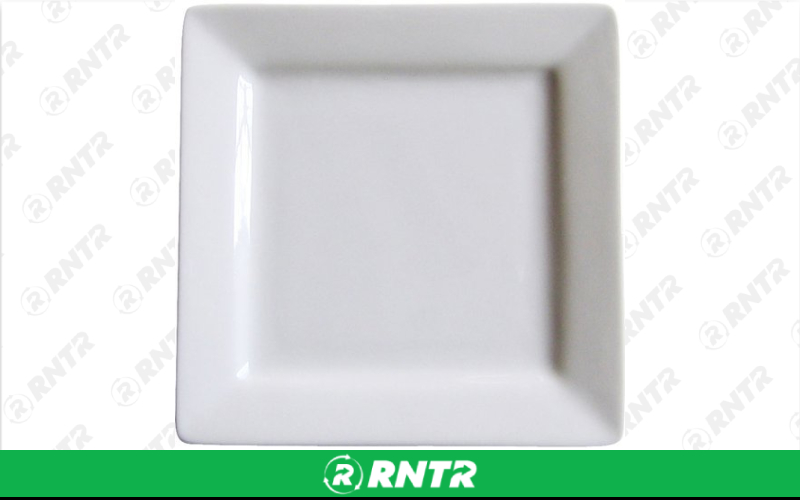 Generic White Square 10 Dinner Plate – For rent in Hiram, Georgia – Unlimited Party Rental | RNTR.com – Image 1 of 1