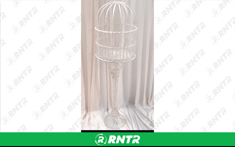 Generic Wicker Birdcage Card Holder – For rent in Hiram, Georgia – Unlimited Party Rental | RNTR.com – Image 1 of 1