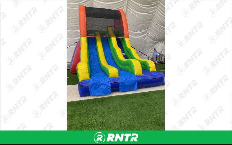 Generic 17' FUN DUAL SLIDE (DRY SLIDE) – For rent in nashville, tennessee – Backyard Bounce LLC | RNTR.com – Image 1