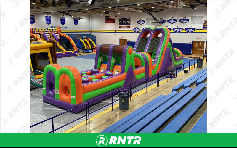 Generic 50FT ZIP-IT OBSTACLE COURSE – For rent in nashville, tennessee – Backyard Bounce LLC | RNTR.com – Image 1