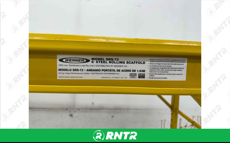 Werner 6' Werner Scaffold – For rent in butler, pennsylvania – Marine Carpet and More | RNTR.com – Image 1