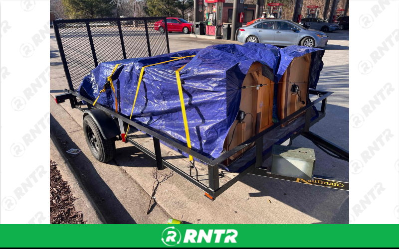 Kaufman 6’ x 10’ Utility Trailer – For rent in Trinity, North Carolina – Trinity Rentals | RNTR.com – Image 1 of 4