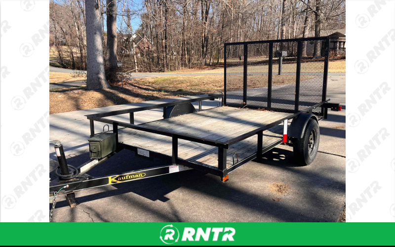 Kaufman 6’ x 10’ Utility Trailer – For rent in Trinity, North Carolina – Trinity Rentals | RNTR.com – Image 3 of 4