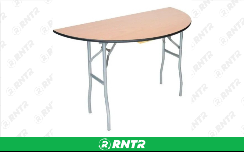 Generic 60 Half Moon Round Table – For rent in skokie, illinois – Evento | RNTR.com – Image 1
