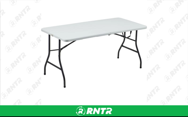 Generic 6ft Rectangle Table – For rent in piedmont, south-carolina – Crimsontlc Tables Linen and Chairs | RNTR.com – Image 1