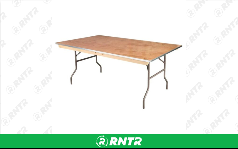 Generic 6'x42 Rectangle Table – For rent in skokie, illinois – Evento | RNTR.com – Image 1
