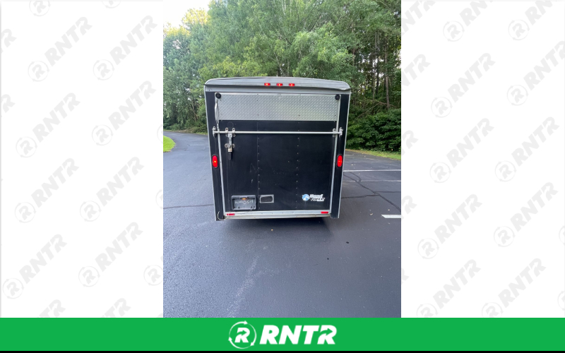 Wells Cargo 70" x 12' Enclosed Trailer – For rent in Apex, North Carolina – Blue Collar Rental | RNTR.com – Image 2 of 4