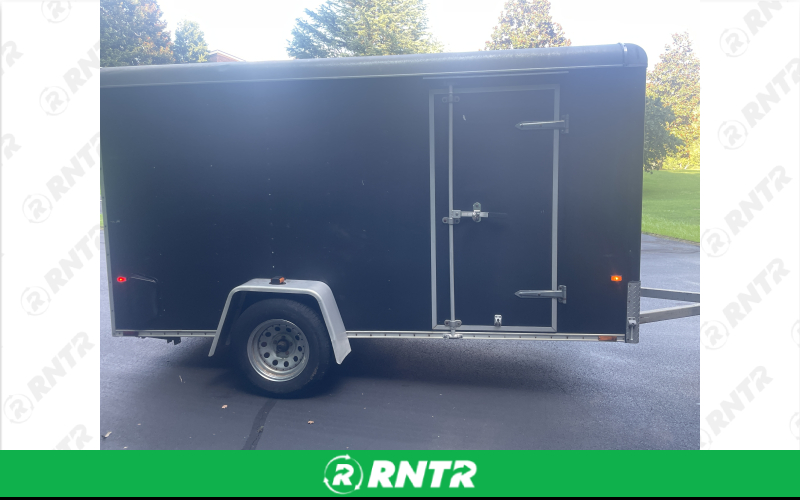 Wells Cargo 70" x 12' Enclosed Trailer – For rent in Apex, North Carolina – Blue Collar Rental | RNTR.com – Image 3 of 4