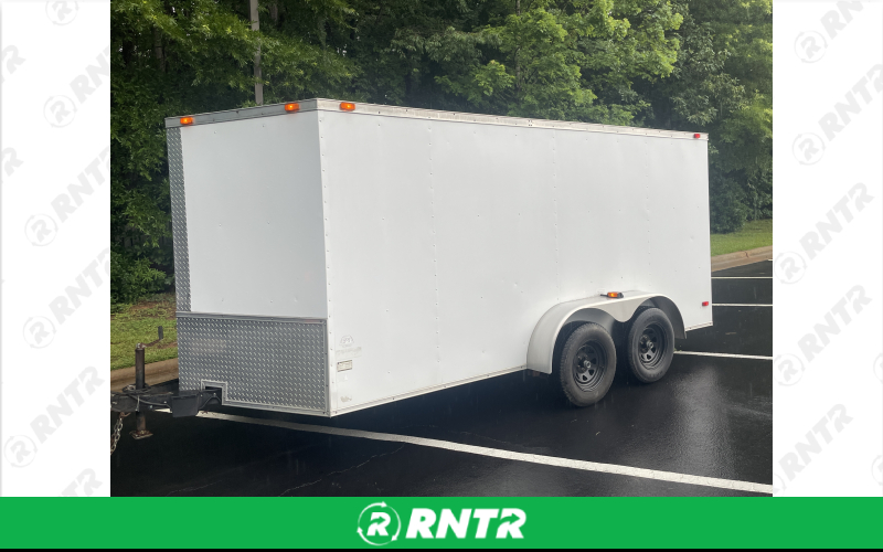 Diamond Cargo 70" x 14' Enclosed Trailer – For rent in Apex, North Carolina – Blue Collar Rental | RNTR.com – Image 1 of 4