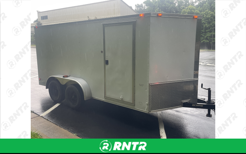 Diamond Cargo 70" x 14' Enclosed Trailer – For rent in Apex, North Carolina – Blue Collar Rental | RNTR.com – Image 2 of 4