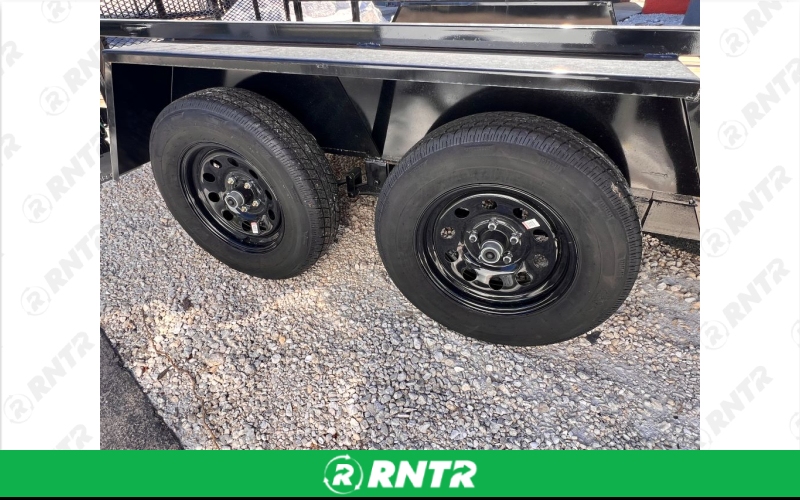 AJ Trailer 7x14 Utility Trailer - Tandem Axle – For rent in Fort Myers, Florida – BDCH Holdings LLC | RNTR.com – Image 5 of 7