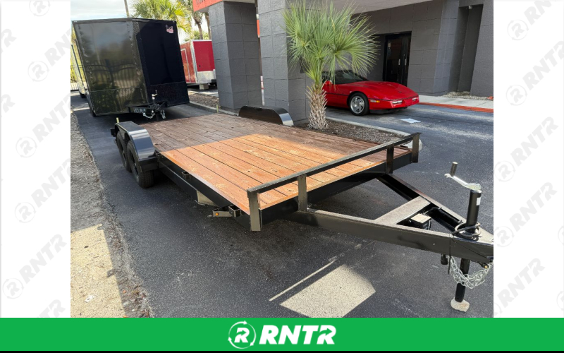 Carry On 7x18 Flatbed Trailer - Tandem Axle – For rent in Fort Myers, Florida – BDCH Holdings LLC | RNTR.com – Image 3 of 4