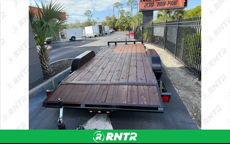 Carry On 7x18 Flatbed Trailer - Tandem Axle – For rent in Fort Myers, Florida – BDCH Holdings LLC | RNTR.com – Image 4 of 4