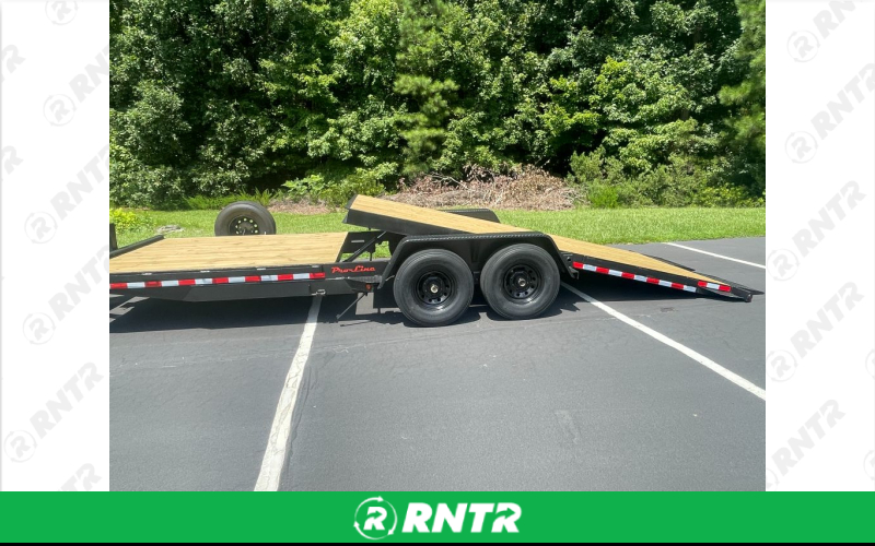 Proline 80" x 22' Split Tilt Deck Equipment / Car Trailer – For rent in Apex, North Carolina – Blue Collar Rental | RNTR.com – Image 3 of 4