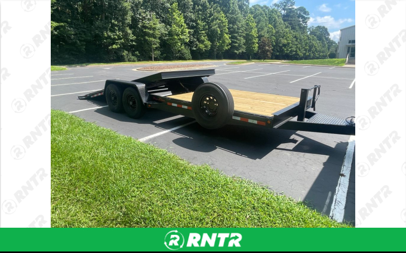 Proline 80" x 22' Split Tilt Deck Equipment / Car Trailer – For rent in Apex, North Carolina – Blue Collar Rental | RNTR.com – Image 4 of 4