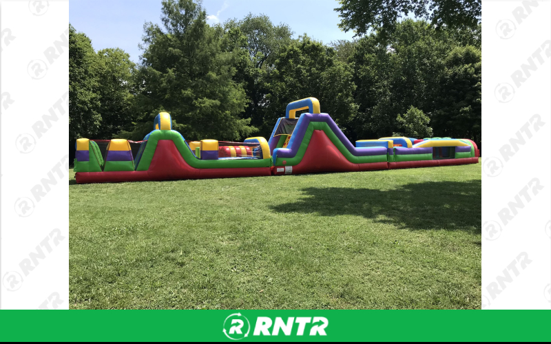 Generic 90' MEGA OBSTACLE COURSE – For rent in nashville, tennessee – Backyard Bounce LLC | RNTR.com – Image 1