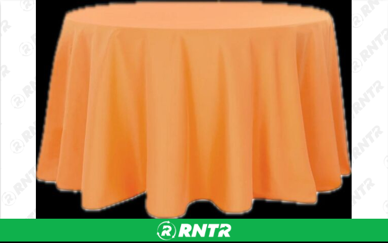 Generic 90 Round Orange Table Cloth – For rent in dacula, georgia – CrimsonTLC | RNTR.com – Image 1