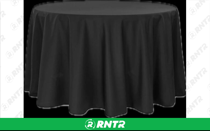 Generic 90 x 156 Rectangle Black Table Cloth – For rent in dacula, georgia – CrimsonTLC | RNTR.com – Image 1
