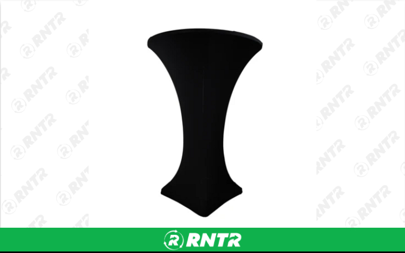 Generic Black Spandex High Boy Table Cloth – For rent in dacula, georgia – CrimsonTLC | RNTR.com – Image 1