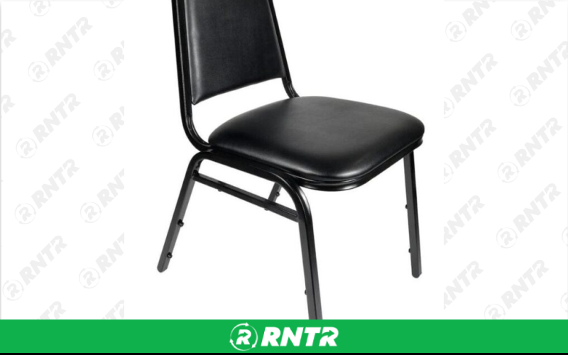 Generic Black Stack Chair – For rent in skokie, illinois – Evento | RNTR.com – Image 1