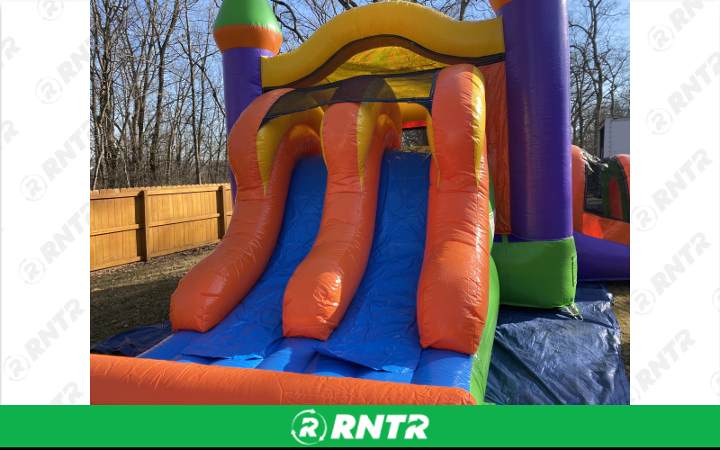 Generic BOUNCE N SLIDE (FIESTA) – For rent in nashville, tennessee – Backyard Bounce LLC | RNTR.com – Image 1