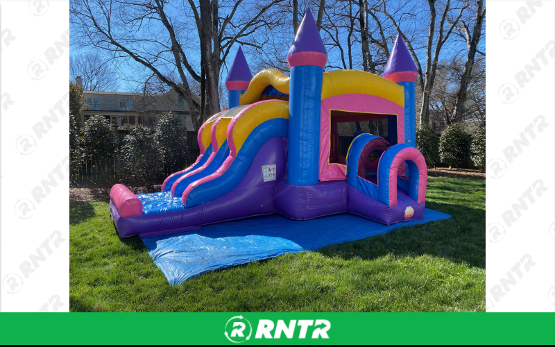 Generic BOUNCE N SLIDE (PINK/PURPLE) – For rent in Nashville, Tennessee – Backyard Bounce LLC | RNTR.com – Image 2 of 2