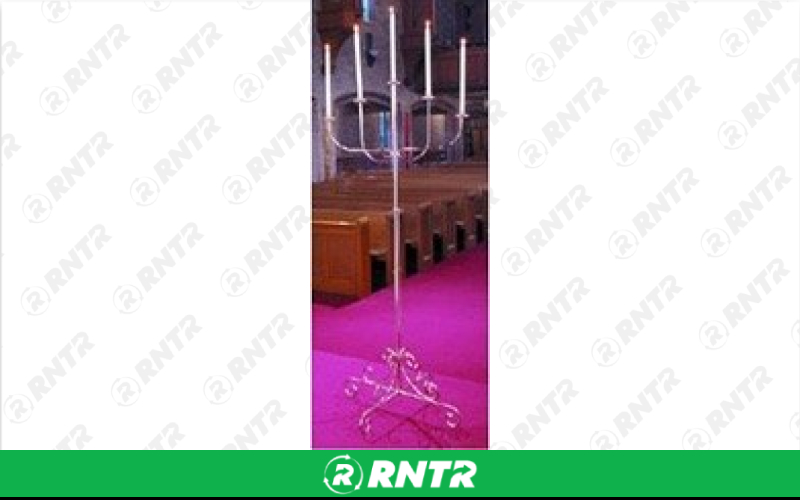 Generic Candelabra - Pr. 5 Lite Silver – For rent in Willmar, Minnesota – Grand True Value Rental | RNTR.com – Image 1 of 1