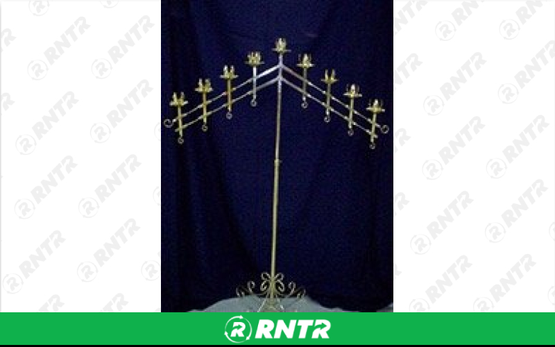 Generic Candelabra - Pr. 9 Lite Brass – For rent in willmar, minnesota – Grand True Value Rental | RNTR.com – Image 1