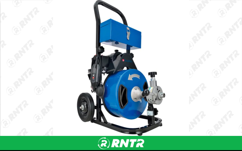 Global Industrial Drain Cleaner 75' Autofeed Sewer Snake (2