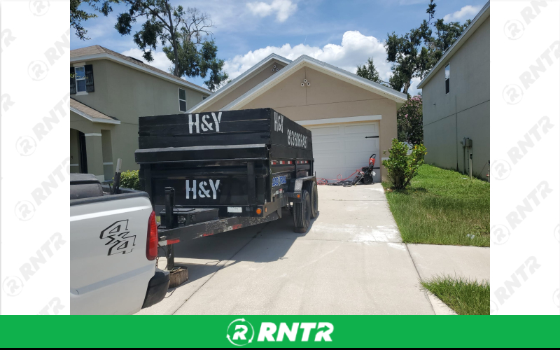 HMDE Dump Trailer. – For rent in Tampa, Florida – H&Y Rental  Trailer | RNTR.com – Image 3 of 3
