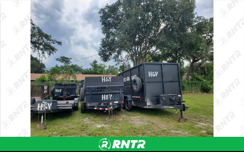 LDTL Dump Trailer.L – For rent in Tampa, Florida – H&Y Rental Trailer | RNTR.com – Image 2 of 3