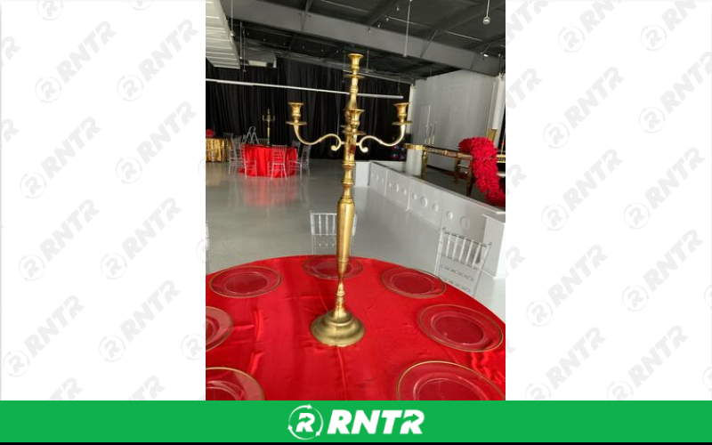 Generic Large Gold Candelabra – For rent in dacula, georgia – CrimsonTLC | RNTR.com – Image 1