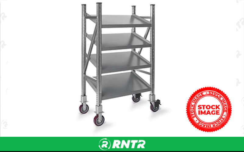 Generic Metal Slant Shelves – For rent in skokie, illinois – Evento | RNTR.com – Image 1