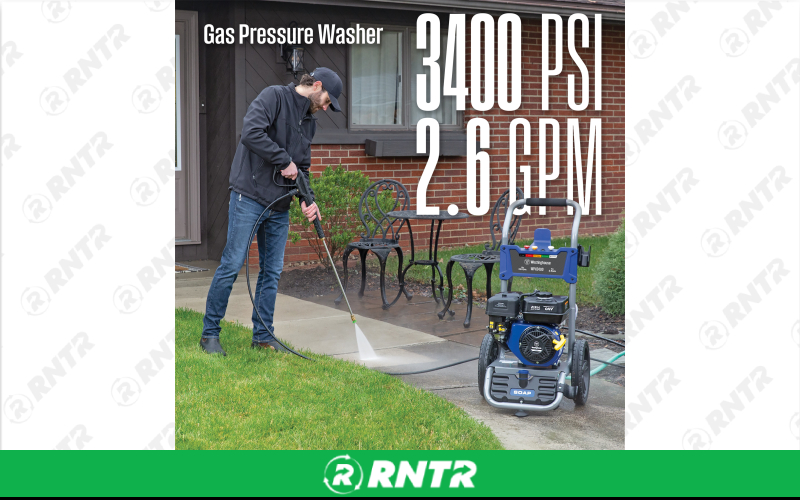 Westinghouse WPX3400 Gas Pressue Washer Pressure Washer – For rent in florissant, missouri – Pete's Action Rentals | RNTR.com – Image 1