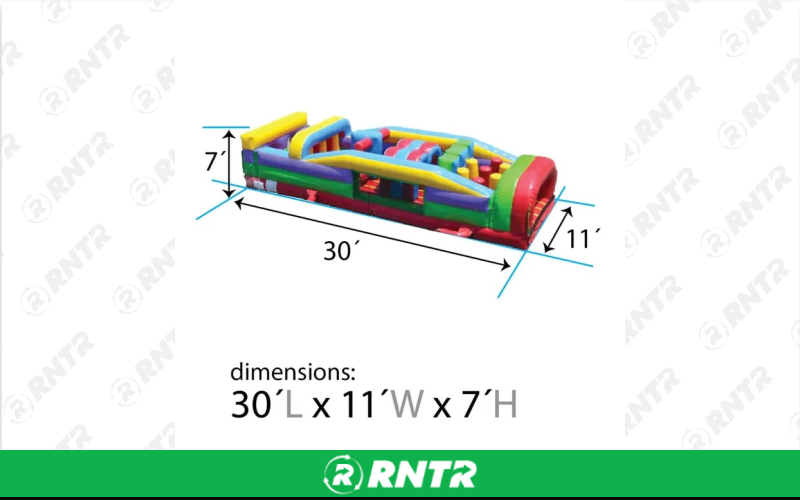 Generic RADICAL RUN - OBSTACLE COURSE – For rent in Nashville, Tennessee – Backyard Bounce LLC | RNTR.com – Image 3 of 3