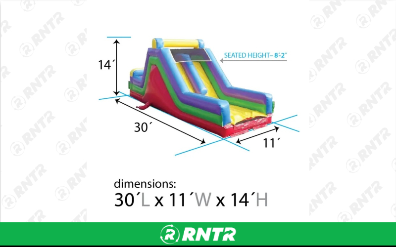 Generic ROCK-CLIMB-SLIDE (DRY SLIDE) – For rent in Nashville, Tennessee – Backyard Bounce LLC | RNTR.com – Image 4 of 4