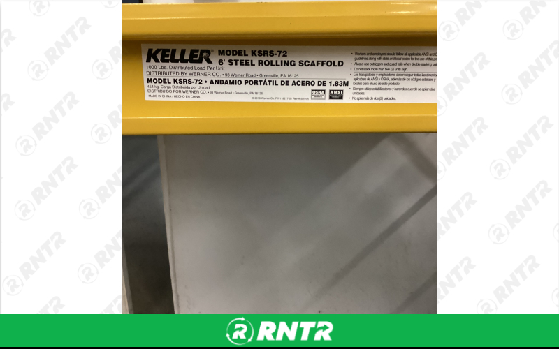 Keller Rolling Scaffold – For rent in Alexandria, Minnesota – RNTR Depot of Alexandria MN | RNTR.com – Image 2 of 2