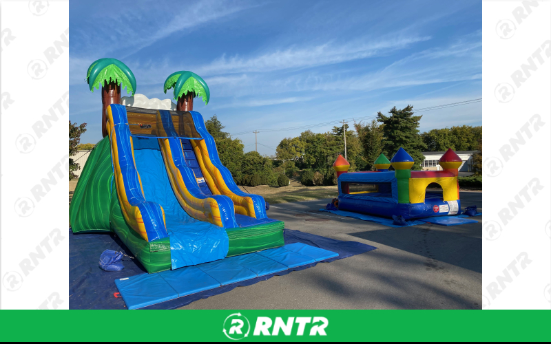 Generic TROPICAL WATER SLIDE – For rent in Nashville, Tennessee – Backyard Bounce LLC | RNTR.com – Image 3 of 3