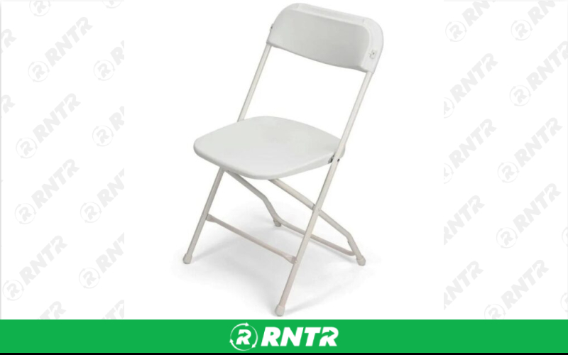 Generic White Plastic Folding Chair – For rent in skokie, illinois – Evento | RNTR.com – Image 1
