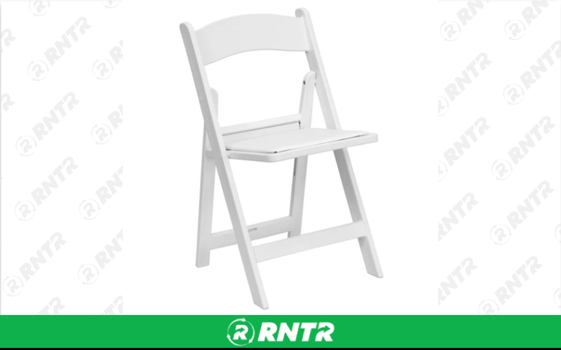 Generic White Resin Chair – For rent in piedmont, south-carolina – Crimsontlc Tables Linen and Chairs | RNTR.com – Image 1