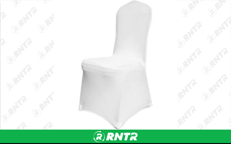 Generic White Spandex Chair Cover – For rent in dacula, georgia – CrimsonTLC | RNTR.com – Image 1