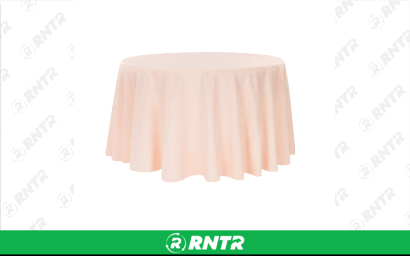 Generic 108 Round Polyester (Blush) – For rent in indianapolis, indiana – Ace Party Rental | RNTR.com – Image 1