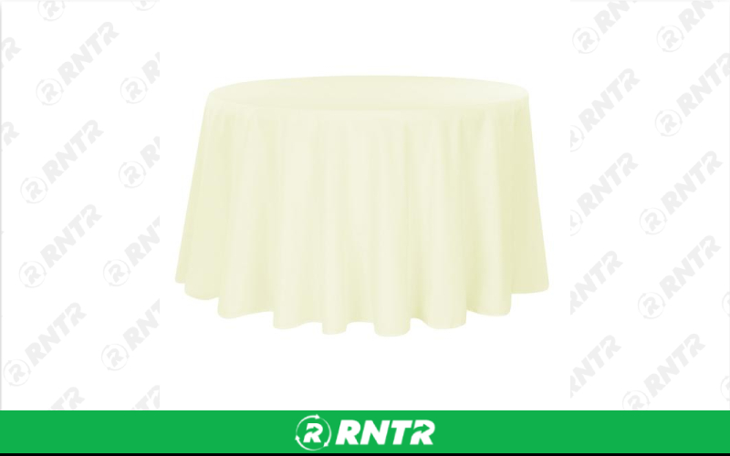 Generic 108 Round Polyester (Ivory) – For rent in indianapolis, indiana – Ace Party Rental | RNTR.com – Image 1