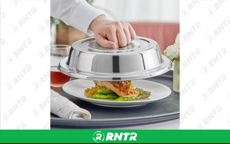 Generic 11 Stainless Steel Plate Cover – For rent in indianapolis, indiana – Ace Party Rental | RNTR.com – Image 1