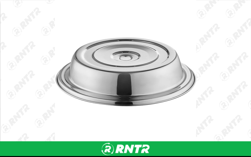 Generic 11 Stainless Steel Plate Cover – For rent in Indianapolis, Indiana – Ace Party Rental | RNTR.com – Image 2 of 2