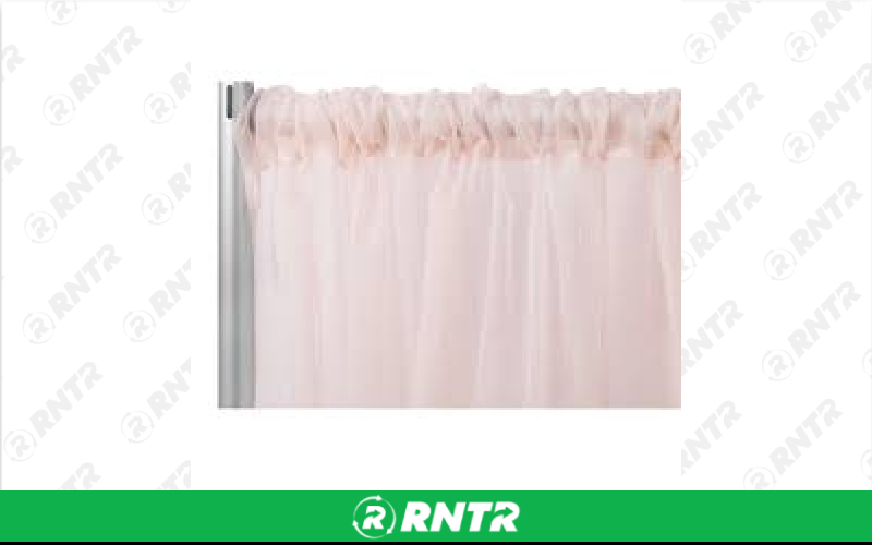 Generic 12' Sheer Drape (Blush) – For rent in indianapolis, indiana – Ace Party Rental | RNTR.com – Image 1